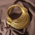 Luna Gold Sculpt Bag