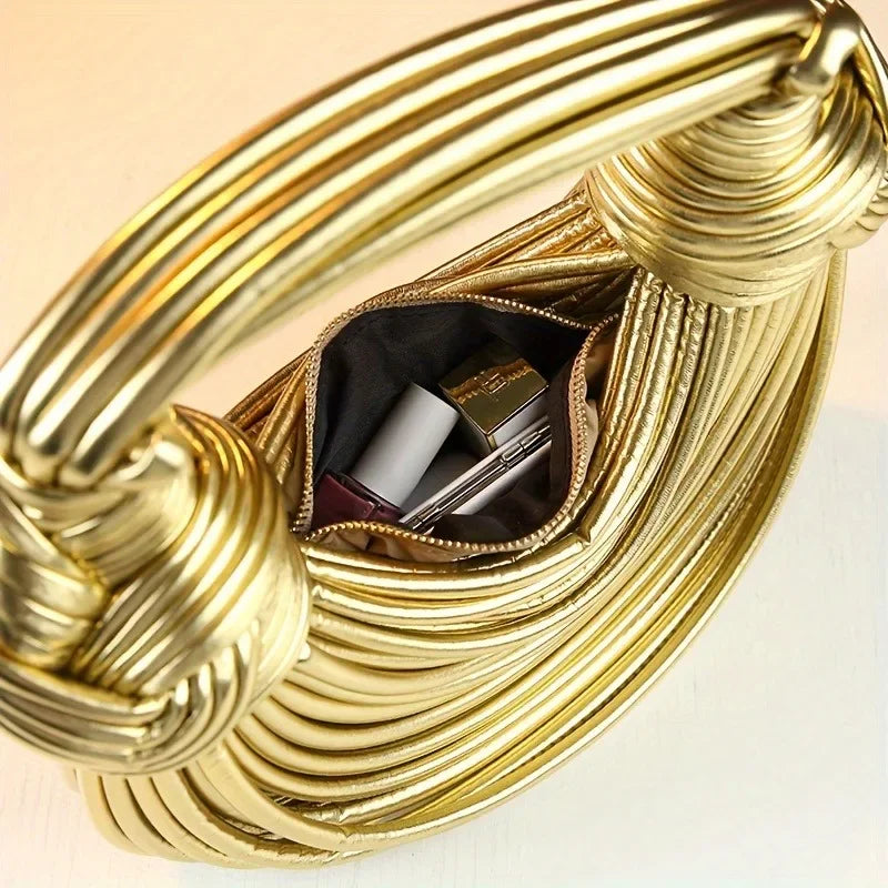 Luna Gold Sculpt Bag