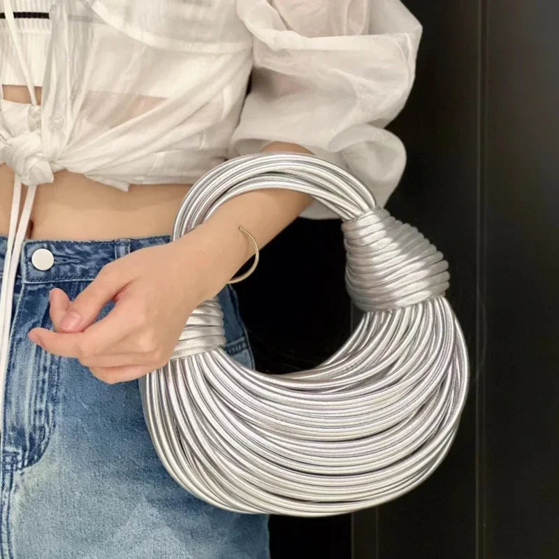 Luna Gold Sculpt Bag