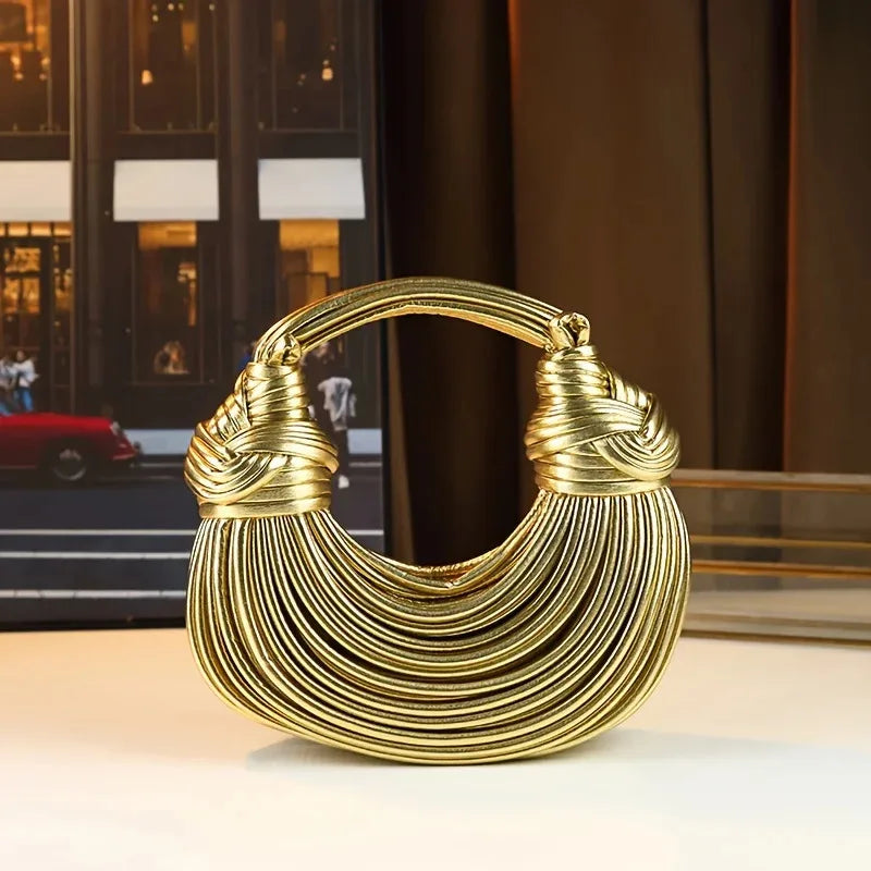 Luna Gold Sculpt Bag