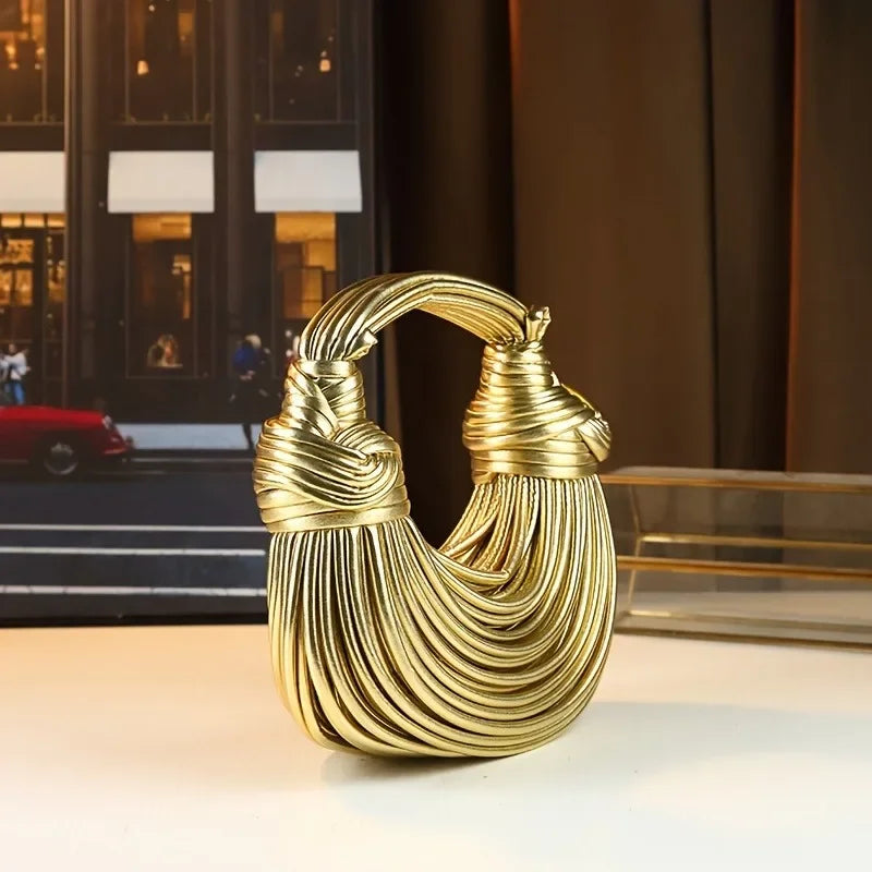 Luna Gold Sculpt Bag